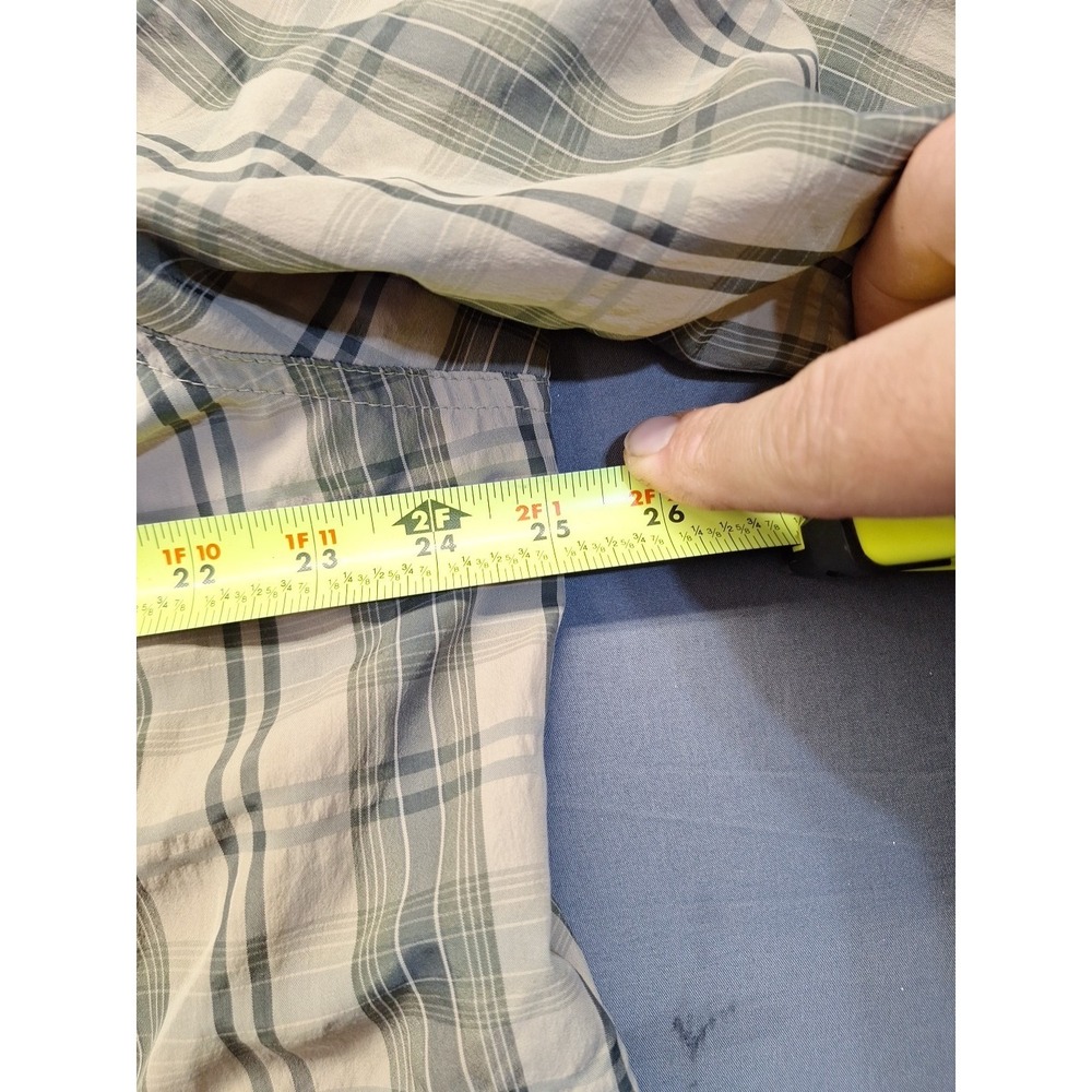 Eddie Bauer Travex Men's Short Sleeve Plaid XLT TXL Hiking Outdoor Camping - Picture 5 of 10
